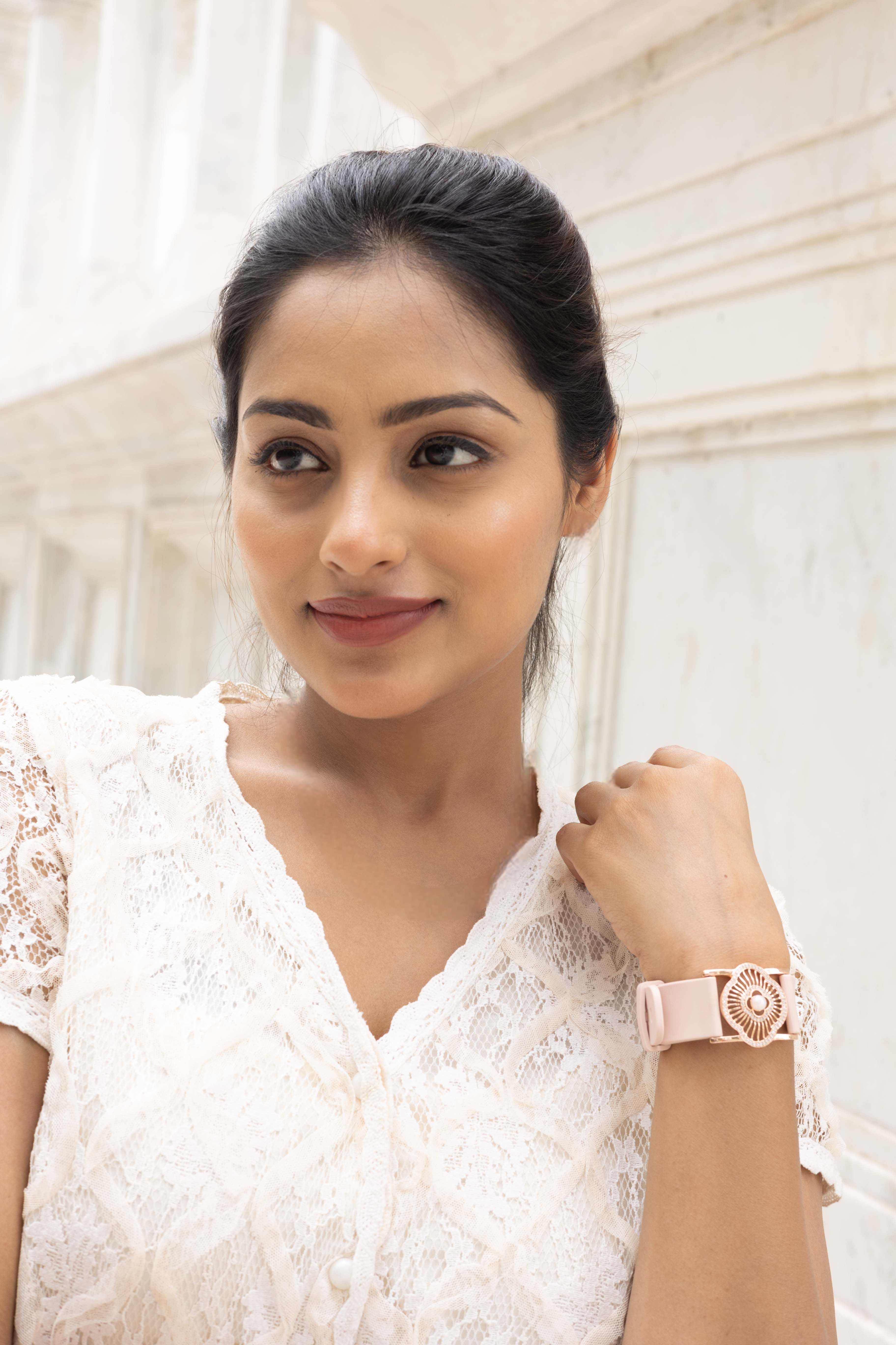 Cinderella silver watch band