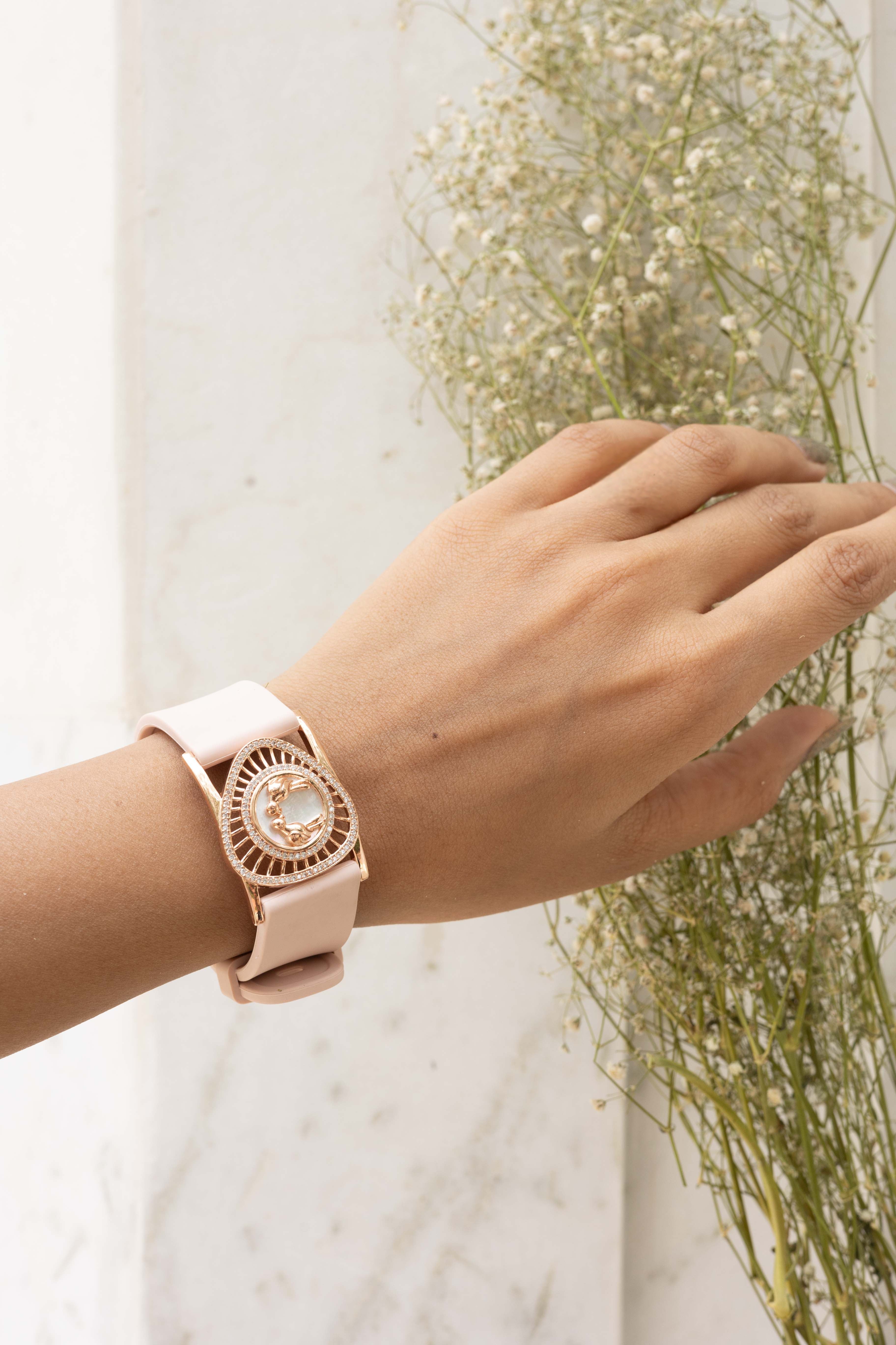 Cinderella silver watch band