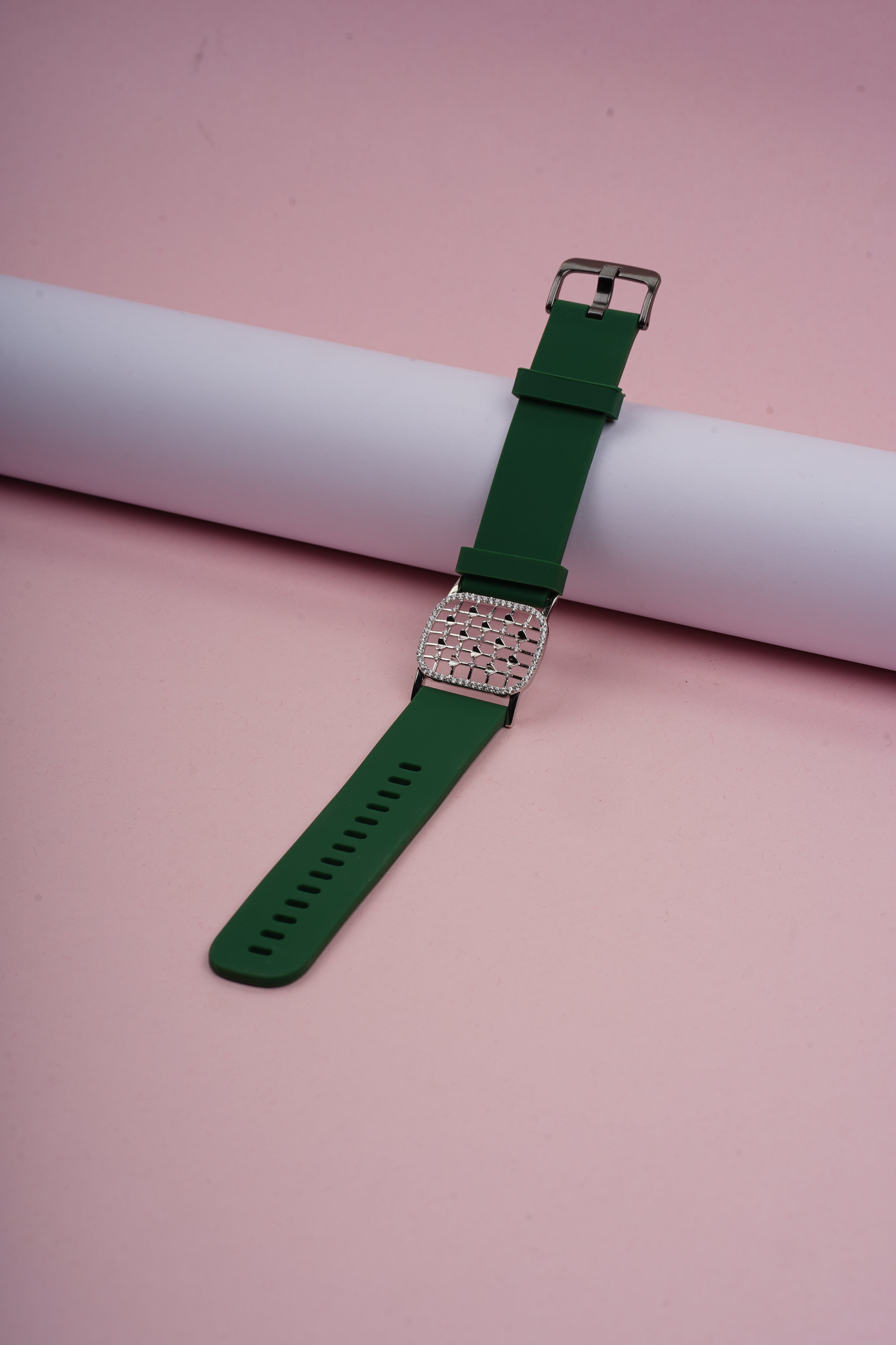 Cinderella silver watch band
