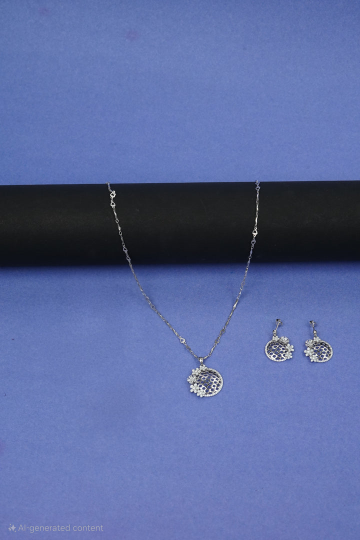 Net cutting pandel set with flowers in side