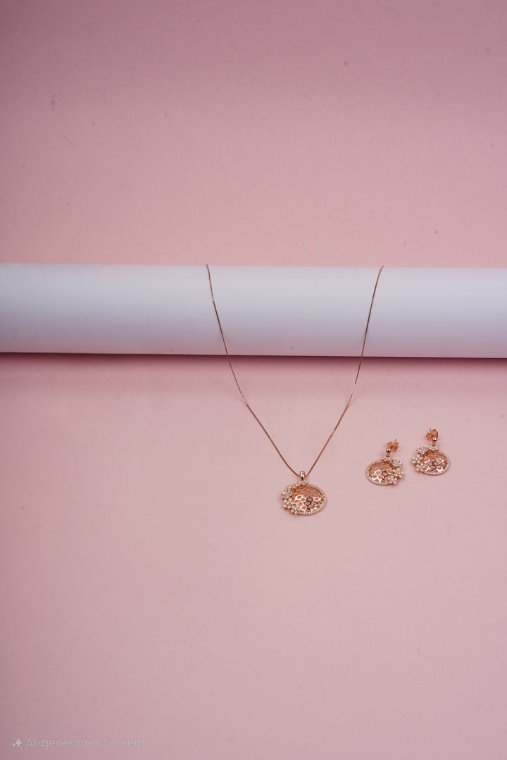 Net cutting pandel set with flowers in side